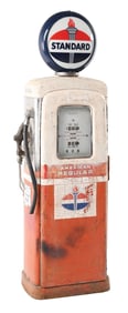 ORIGINAL STANDARD OIL MARTIN & SCHWARTZ GAS PUMP.