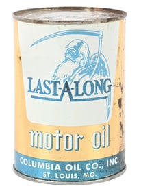 LAST-A-LONG MOTOR OIL 1 QUART CAN.