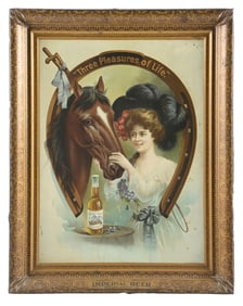 IMPERIAL BEER "THE PLEASURES OF LIFE" SIGN