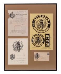 FRAMED A. LAMBRECHT & CO. MEMORABILIA
