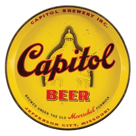 CAPITOL BEER SERVING TRAY