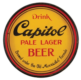 CAPITOL LAGER BEER SERVING TRAY
