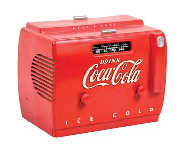 COCA-COLA COOLER RADIO