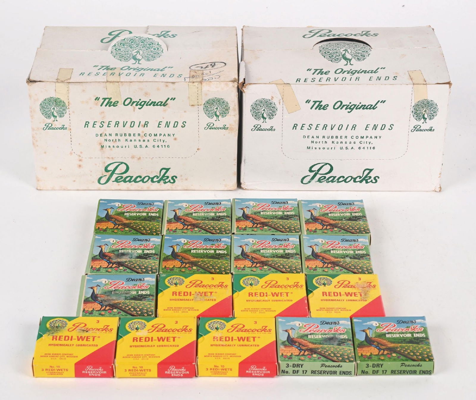 LARGE LOT OF PEACOCK CONDOMS DISPLAY ITEMS (1 of 2)