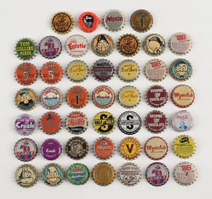 LARGE COLLECTION OF SODA POP BOTTLECAPS