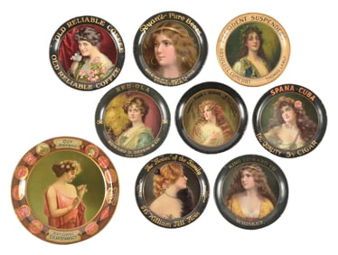 COLLECTION OF 9: VARIOUS TIP TRAYS