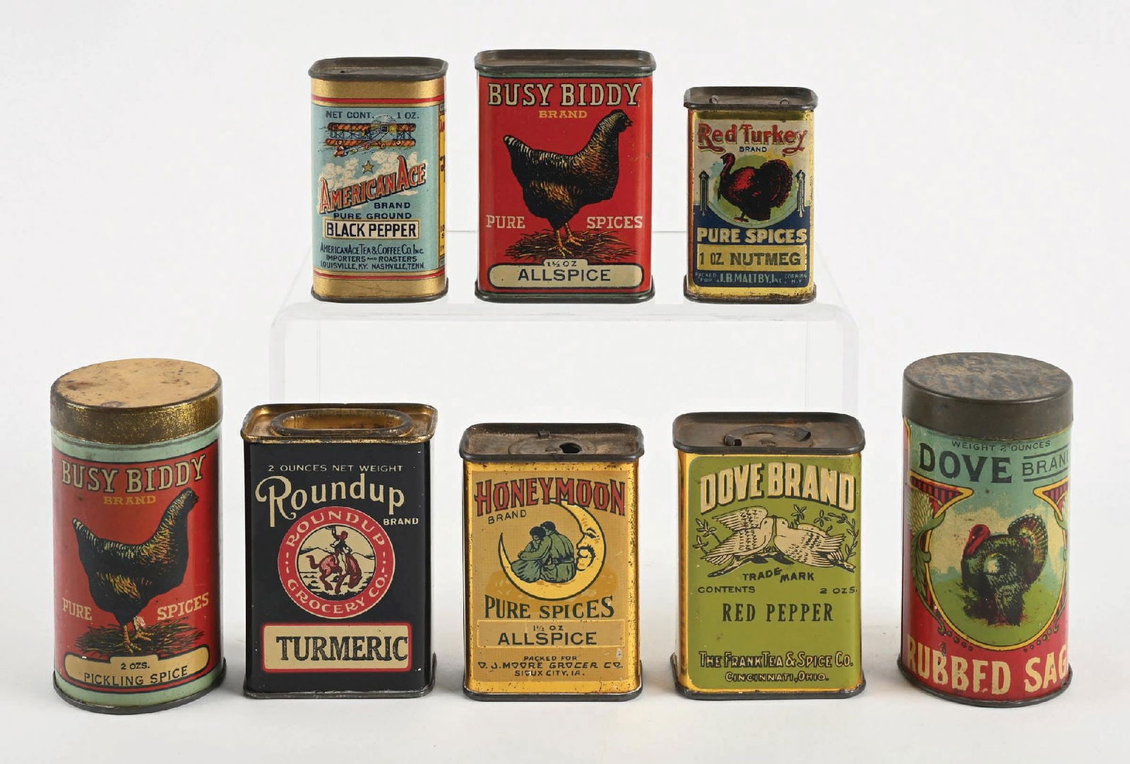 LARGE COLLECTION OF VARIOUS ADVERTISING TINS (1 of 2)