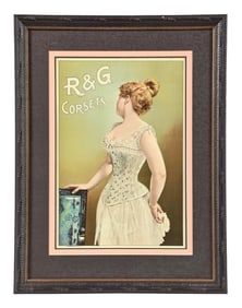 PAPER LITHOGRAPH ADVERTISING R & G CORSETS