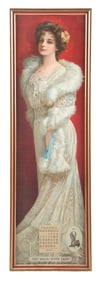 1909 "THE WALK-OVER LADY" SHOES CALENDAR