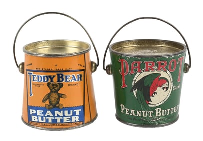 COLLECTION OF 2 PEANUT BUTTER TINS