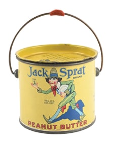JACK SPRAT PEANUT BUTTER TIN