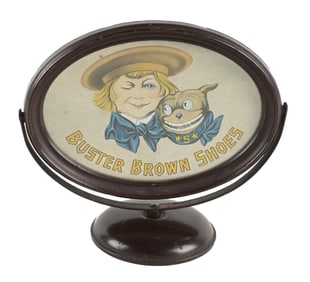 BUSTER BROWN SHOES ADVERTISING COUNTER SIGN