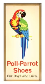 POLL-PARROT SHOES LIGHT-UP SIGN