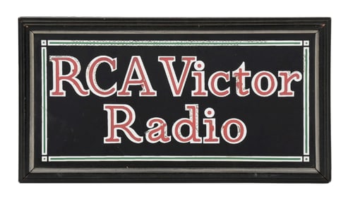RCA VICTOR RADIO LIGHT-UP SIGN
