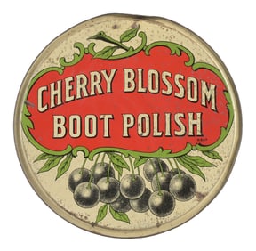 CHERRY BLOSSOM BOOT POLISH SIGN