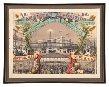 1883 AMERICAN EXPOSITION SIGN