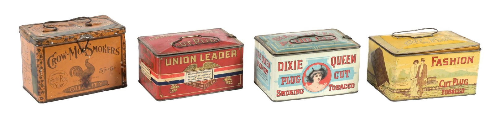 COLLECTION OF 4 COUNTRY STORE TOBACCO TINS (1 of 4)