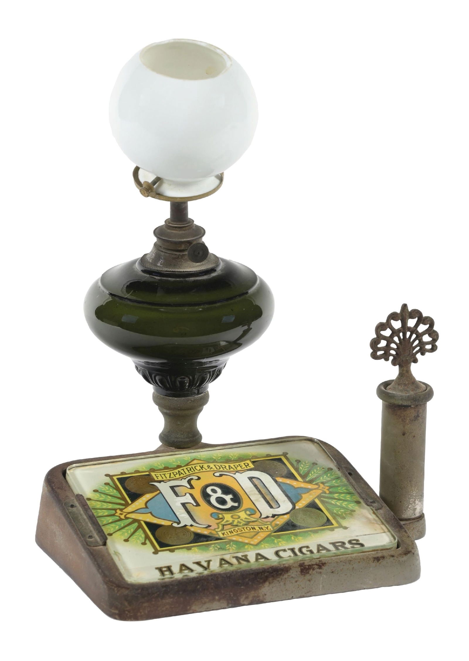 COMMERCIAL CIGAR LIGHTER ADVERTISING FITZPATRICK & DRAPER HAVANA CIGARS (1 of 4)