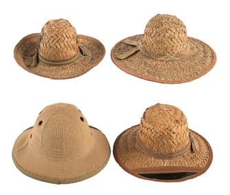 COLLECTION OF 4 SALESMAN SAMPLES HATS
