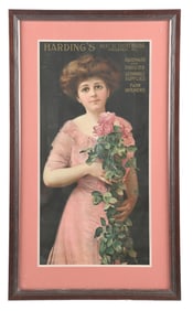 HARDING'S GENERAL STORE SIGN W/ WOMAN GRAPHIC