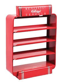 WE SUGGEST KELLOGG'S CEREAL METAL DISPLAY RACK