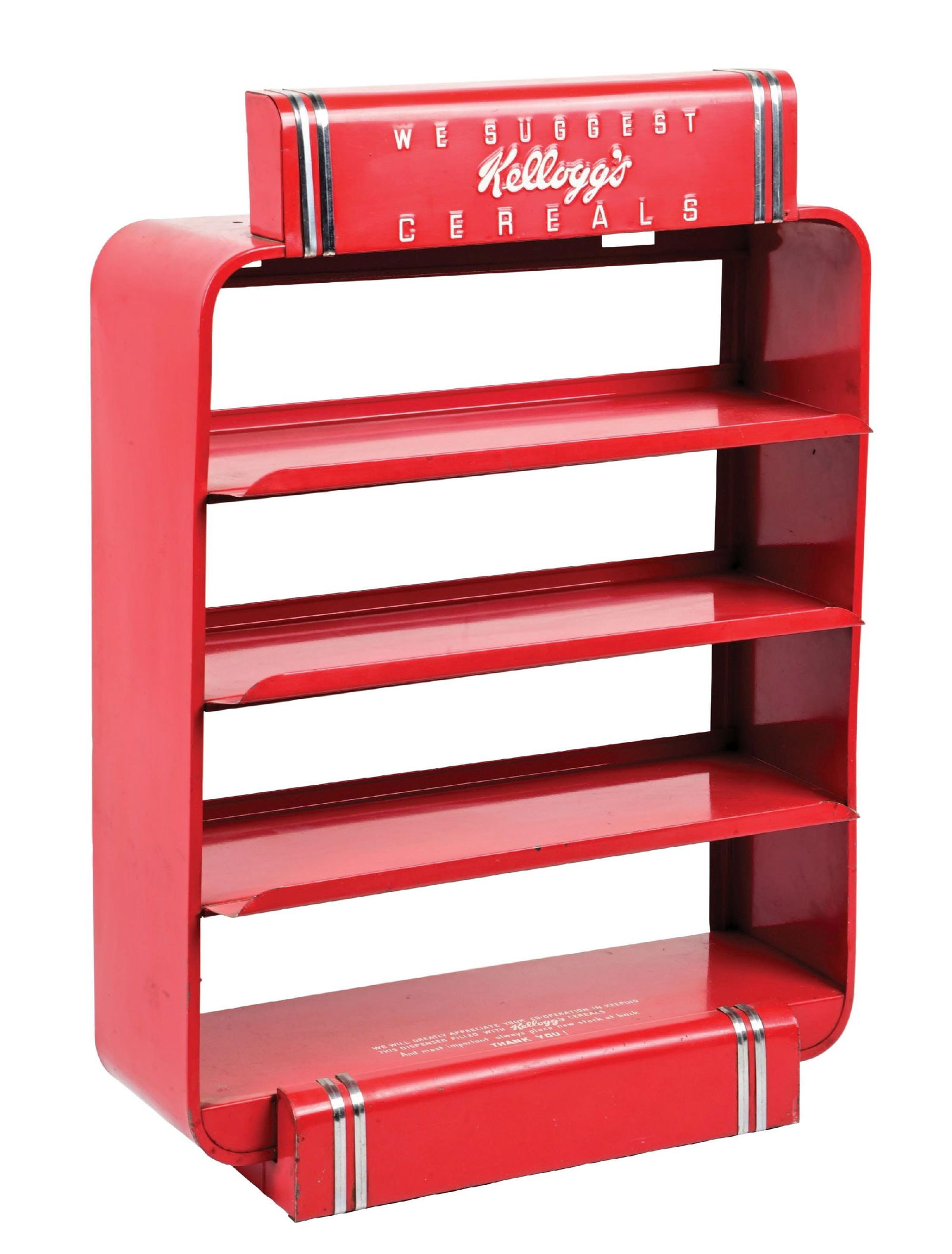 WE SUGGEST KELLOGG'S CEREAL METAL DISPLAY RACK (1 of 7)