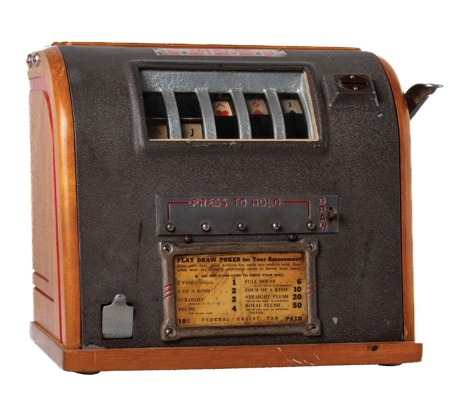 1¢ GROETCHEN "ROYAL FLUSH" TRADE STIMULATOR (1 of 5)