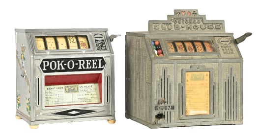 PAIR OF CAST ALUMINUM TRADE STIMULATORS