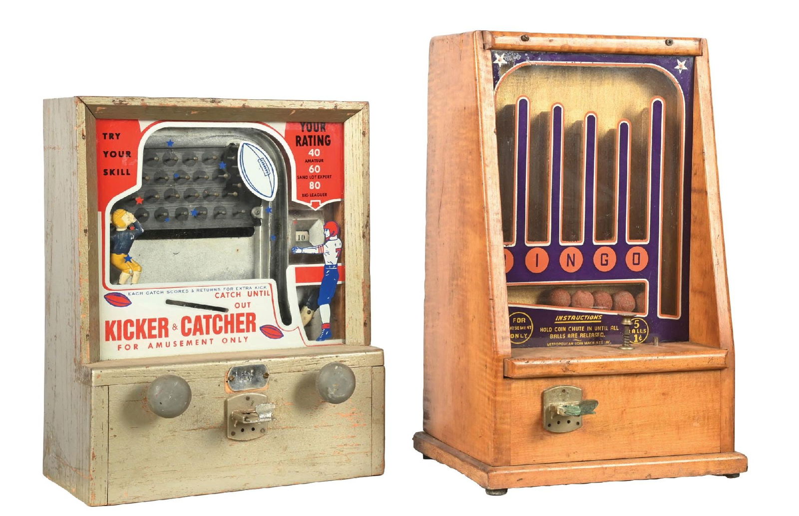 PAIR OF COUNTERTOP SKILL GAMES (1 of 4)