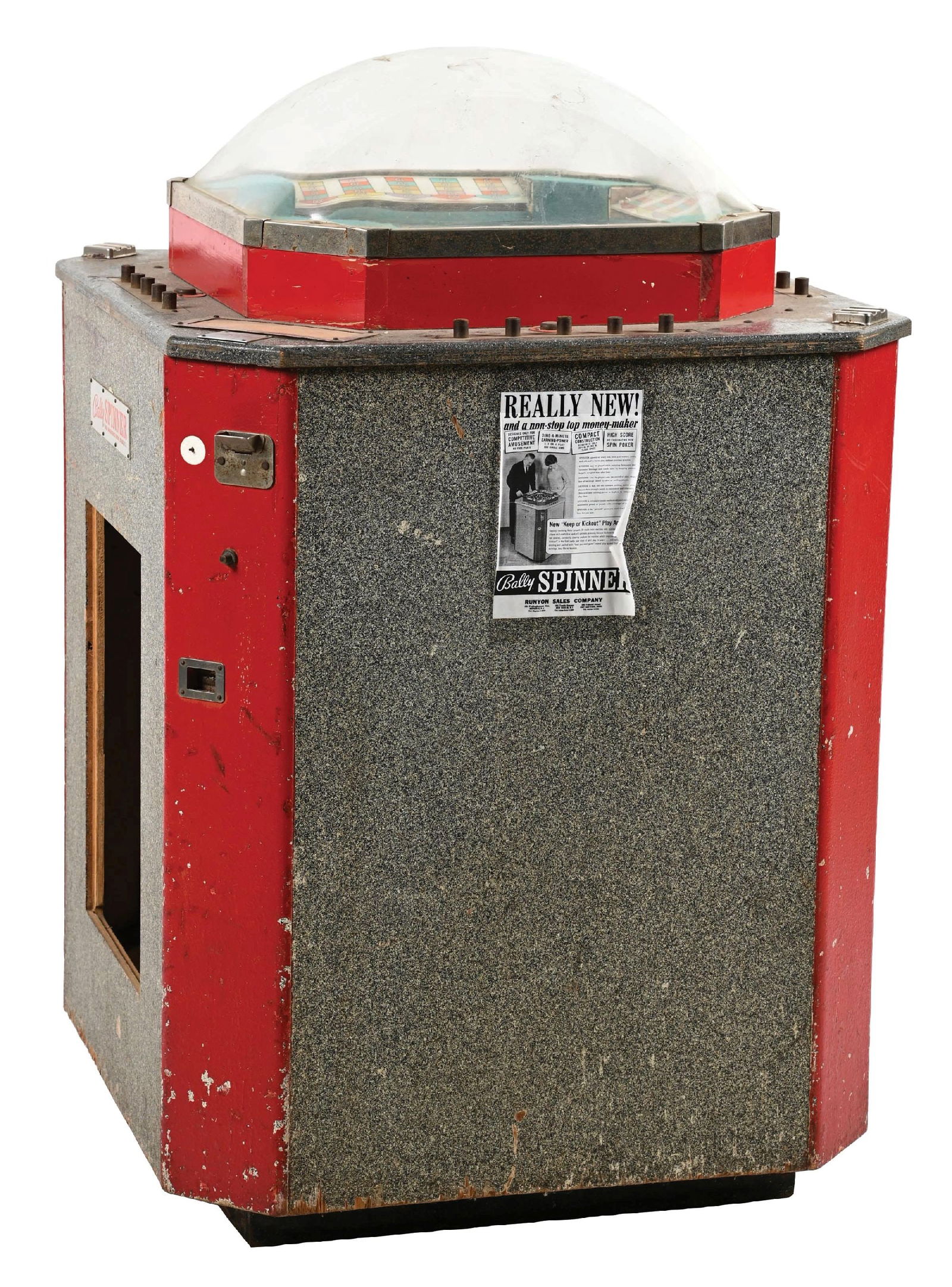 25¢ BALLY SPINNER ARCADE GAME (1 of 7)