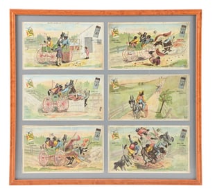 VARIOUS DUKE'S MIXTURE FRAMED TOBACCO ADVERTISEMENTS