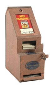 1¢ GENERAL METAL PRODUCTS CO. CIGARETTE VENDING MACHINE