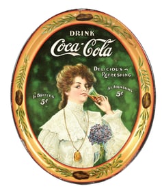 1906 COCA-COLA SERVING TRAY