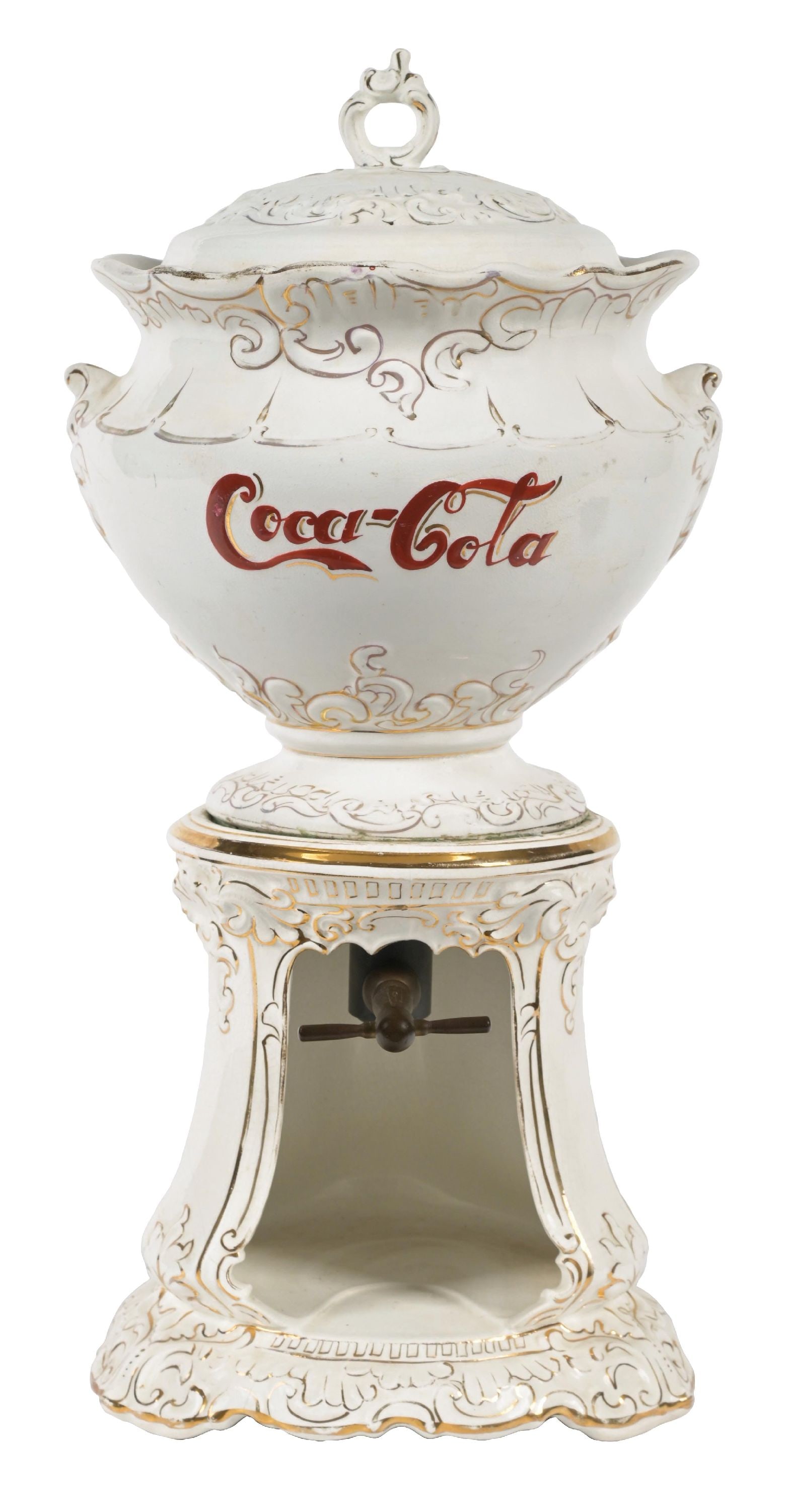 WONDERFUL EARLY COCA-COLA SODA FOUNTAIN SYRUP DISPENER URN (1 of 4)