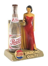 FIGURAL CHALK PEPSI-COLA COUNTER DISPLAY