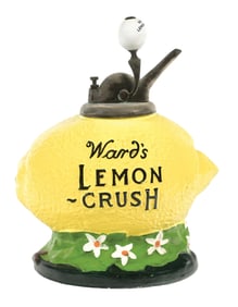 WARD'S LEMON CRUSH SYRUP DISPENSER