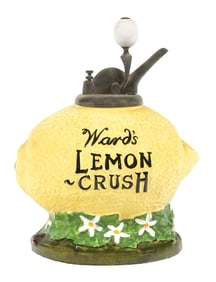 WARD'S LEMON CRUSH SYRUP DISPENSER