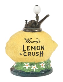 WARD'S LEMON CRUSH SODA FOUNTAIN SYRUP DISPENSER