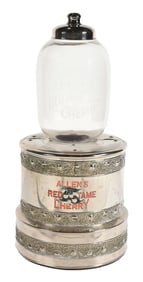 ALLEN'S RED TAME CHERRY SODA FOUNTAIN DISPENSER