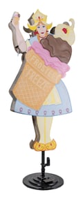DOUBLE-SIDED FROSTEE FREEZE ANIMATED LIGHT-UP SIGN