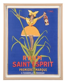 RHUM SAINT ESPIRIT BY J. STALL FRAMED POSTER