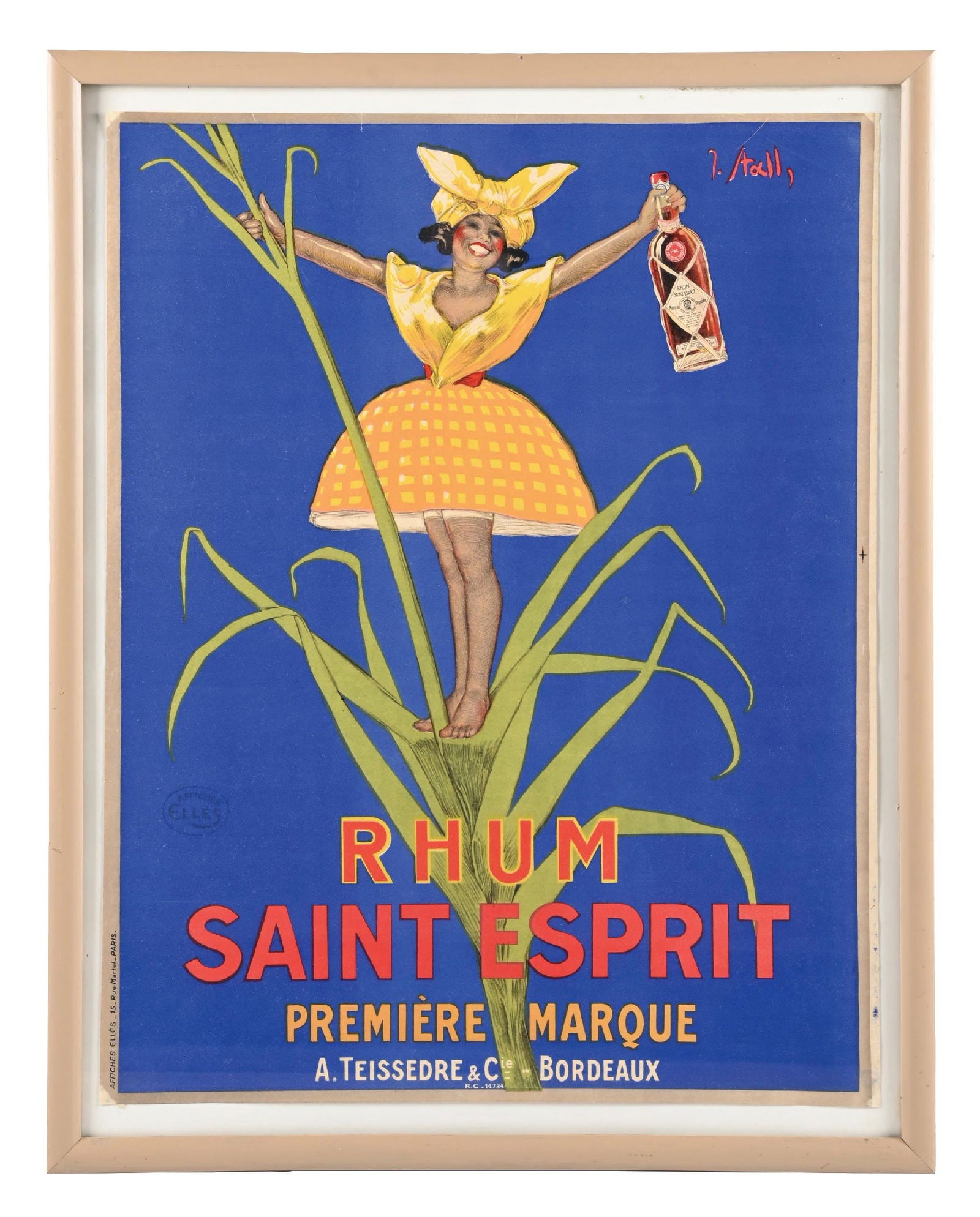RHUM SAINT ESPIRIT BY J. STALL FRAMED POSTER (1 of 3)