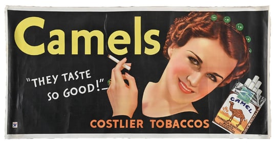 CAMEL CIGARETTES ADVERTISING POSTER