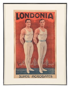 LONDONIA SUPER ACROBATES FRAMED POSTER