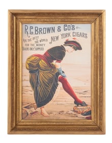 R.C. BROWN & CO'S NEW YORK CIGAR ADVERTISING
