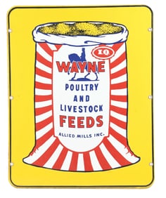 WAYNE POULTRY AND LIVESTOCK FEED SIGN