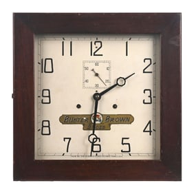 BUSTER BROWN SHOES ADVERTISING CLOCK