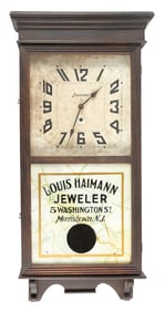 SESSIONS LOUIS HEIMANN REGULATOR JEWELER CLOCK