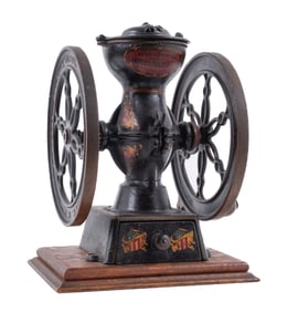LANDERS, FRARY & CLARK CAST IRON COFFEE GRINDER