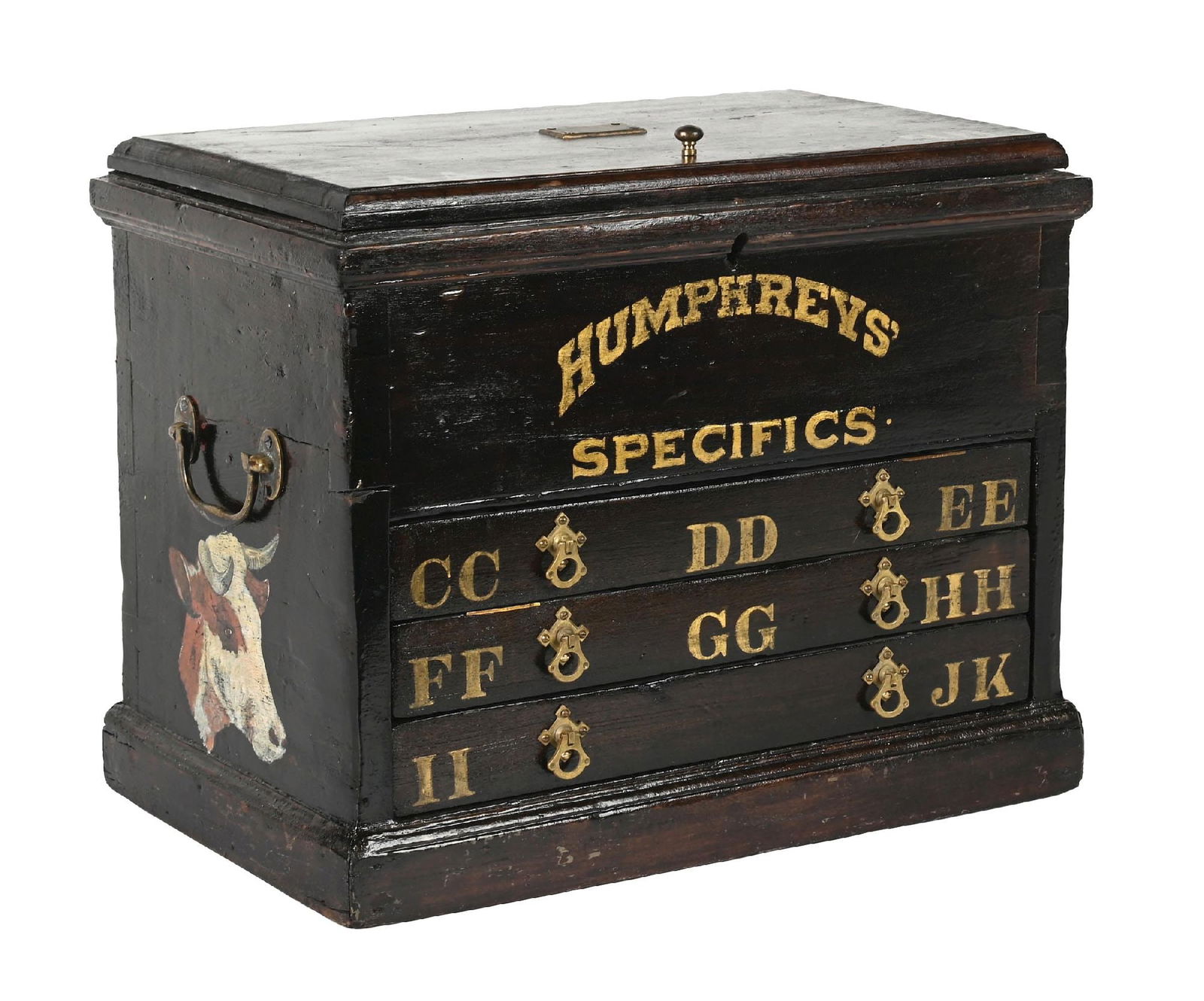 HUMPHREY'S SPECIFIC WOODEN VETERINARIAN BOX (1 of 5)